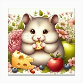 A cute hamster Canvas Print