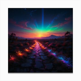 Rainbow Path 2 Canvas Print