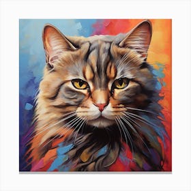 Cat Portrait 1 Canvas Print