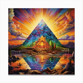 Pyramid Of The Sun Canvas Print