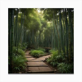 Bamboo Forest 8 Canvas Print