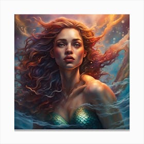 mermaid Canvas Print