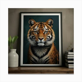 Tiger Print Canvas Print