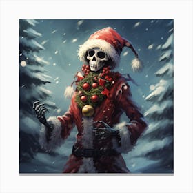 Merry Christmas! Christmas skeleton 22 Canvas Print