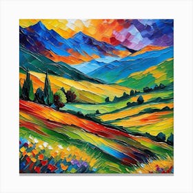 Landscape Painting 163 Canvas Print