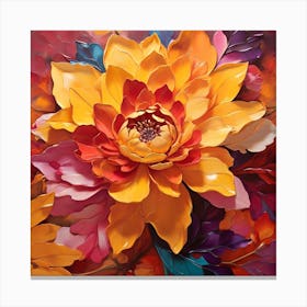 Dahlia Canvas Print