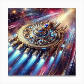 Space Travel 5 Canvas Print