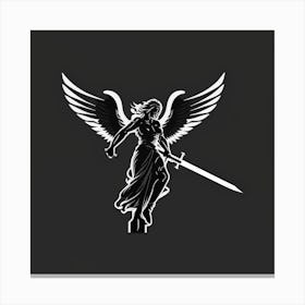 Angel Of The Sword Canvas Print