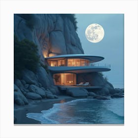 House On The Beach 12 Canvas Print