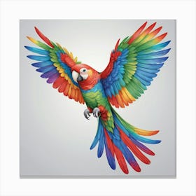 Colorful Parrot Canvas Print