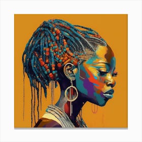 African Woman Canvas Print