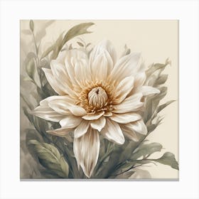 Dahlia Canvas Print