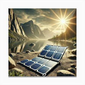 A Portable, Flexible Solar Panel Named The Solarbo Canvas Print