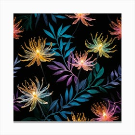 Floral Pattern 12 Canvas Print