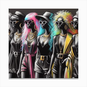 Fashion Girls Canvas Print