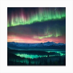 Aurora Borealis Northern Lights Canvas Print