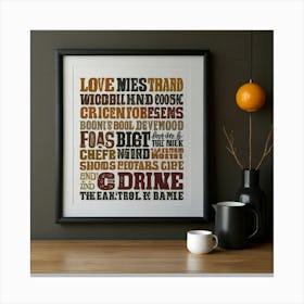 Love Miss Trad Canvas Print