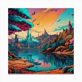 Ethereal Landscape Canvas Print