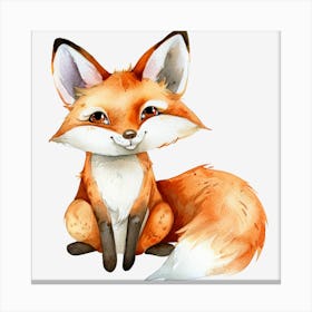 Cute Fox 1 Canvas Print