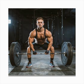 Squat Canvas Print