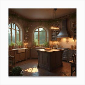 Kitchen - Kitchen Design Canvas Print