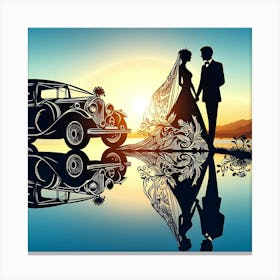 Creative Love And Relationship Illustration 82 Canvas Print