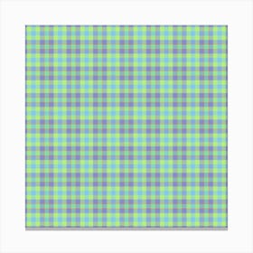 Plaid Fabric 94 Canvas Print