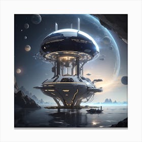 Dreamshaper V7 Create Another Idea For The Prompt A Spacefarin 0 Canvas Print