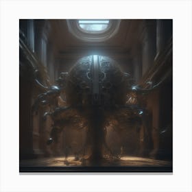 Spaceship 3 Canvas Print