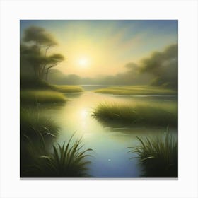 Landscape Painting 52 Canvas Print