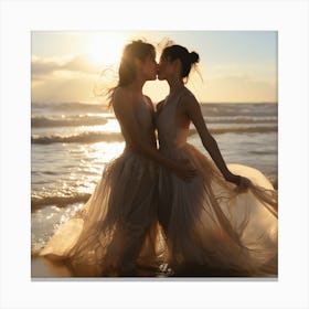 Sealed with a Kiss Canvas Print