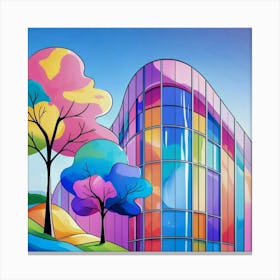 Colorful Building 3 Canvas Print