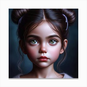 Portrait Of A Girl 27 Canvas Print