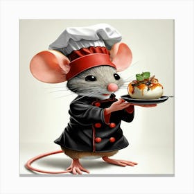 Chef Mouse Canvas Print