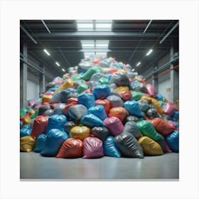 Pile Of Bags Canvas Print