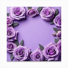 Purple Roses 39 Canvas Print