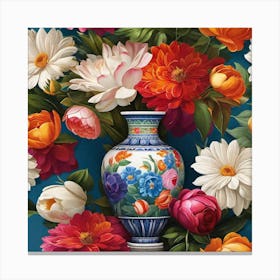 Chinese Vase Canvas Print