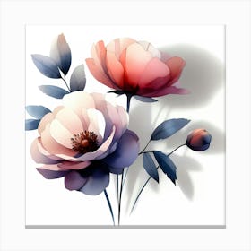 Peonies 1 Canvas Print