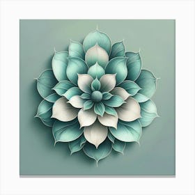 Flower Art Canvas Print