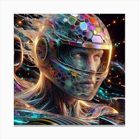 Futuristic Man Canvas Print