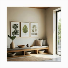 Modern Living Room 37 Canvas Print