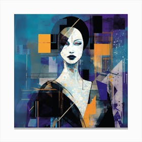 Abstract Woman 2 Canvas Print