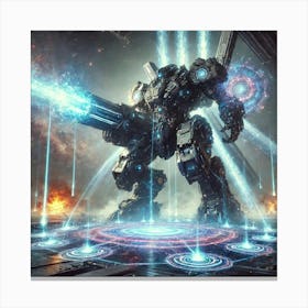 Starborn Titan Cosmic Energy Absorption Canvas Print