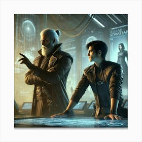 Sci Fi Scene Ronan Icarion Alliance Canvas Print