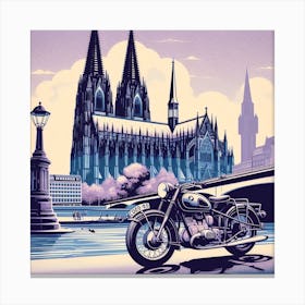 Cologne, Germany, Vintage  Canvas Print