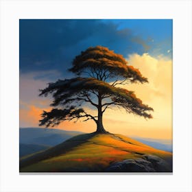 Lone Tree Canvas Print