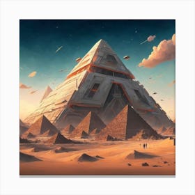 Pyramids Of Giza 4 Canvas Print