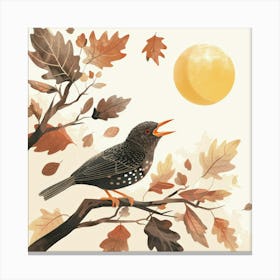 Autumn Bird 4 Canvas Print