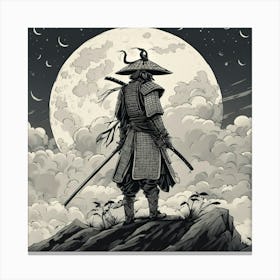 Samurai Art 60 Canvas Print