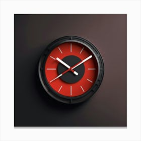 Clock That Moves (2) Canvas Print